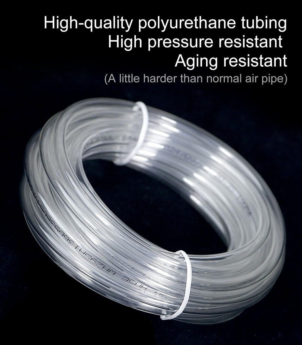 Clscea aquarium CO2 tubing check valve provides reliable flow control during installation.