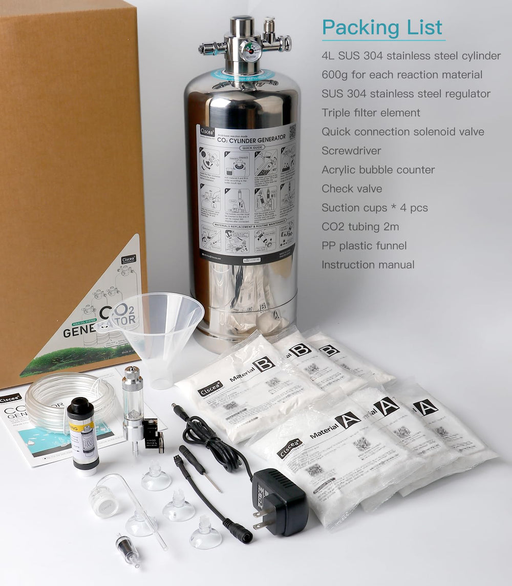 Clscea bubble counter delivers quiet monitoring of CO2 delivery.