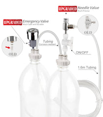 Clscea G211 needle valve detail highlighting precise output control for planted tanks