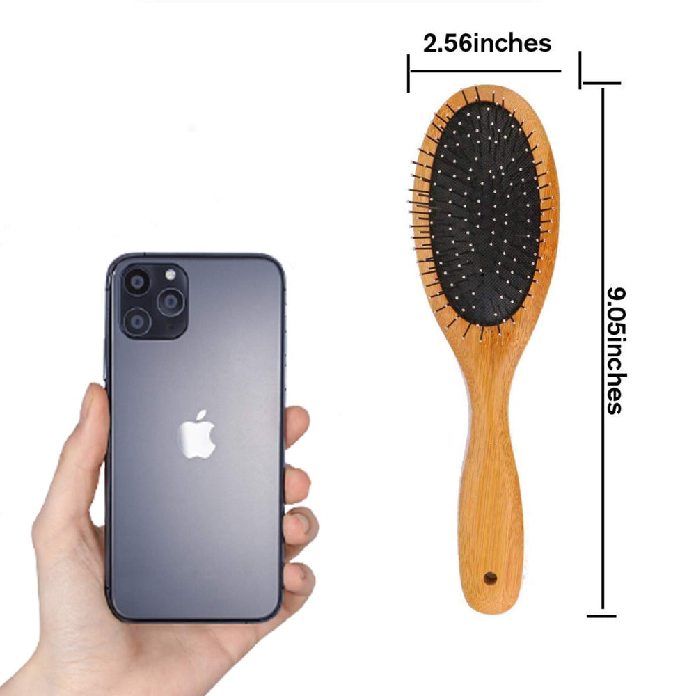 Clumsy Pets ball pin slicker brush lightweight design for easy grooming.