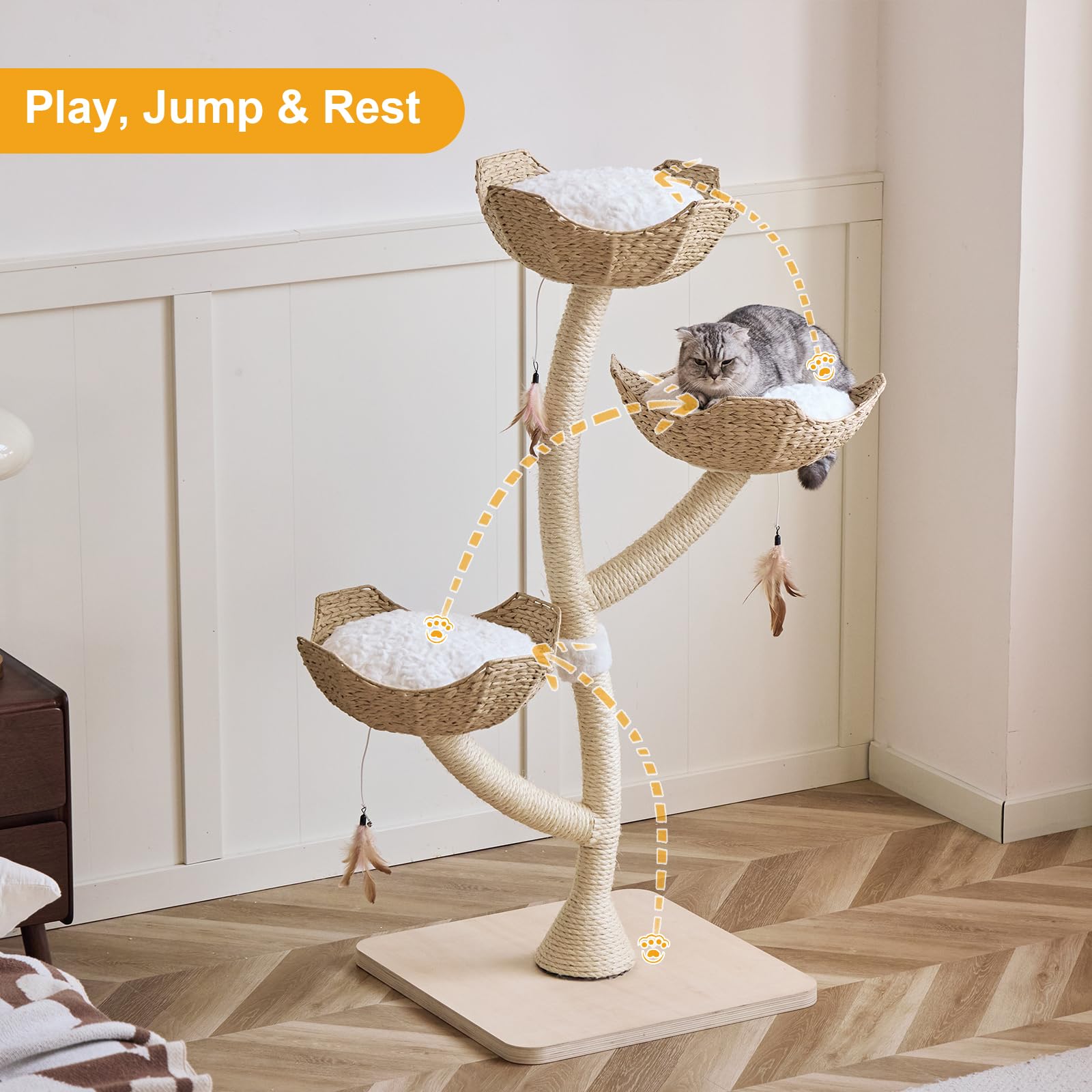 CLVTREBETO feather toy refills boost playtime and enrichment.