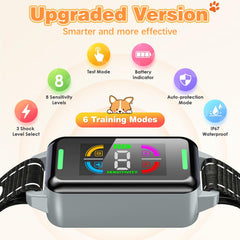 Clwzrr bark collar with 4 training modes for personalized correction.