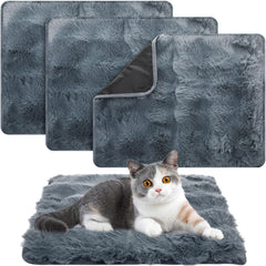 Clysee 3-pack self-warming cat bed 16x24 showing cozy warmth for cats and small dogs
