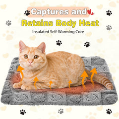 Clysee cat bed anti-slip bottom keeps mats in place on any surface
