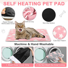 Clysee four-pack self-warming pads ready for multiple pets and spaces