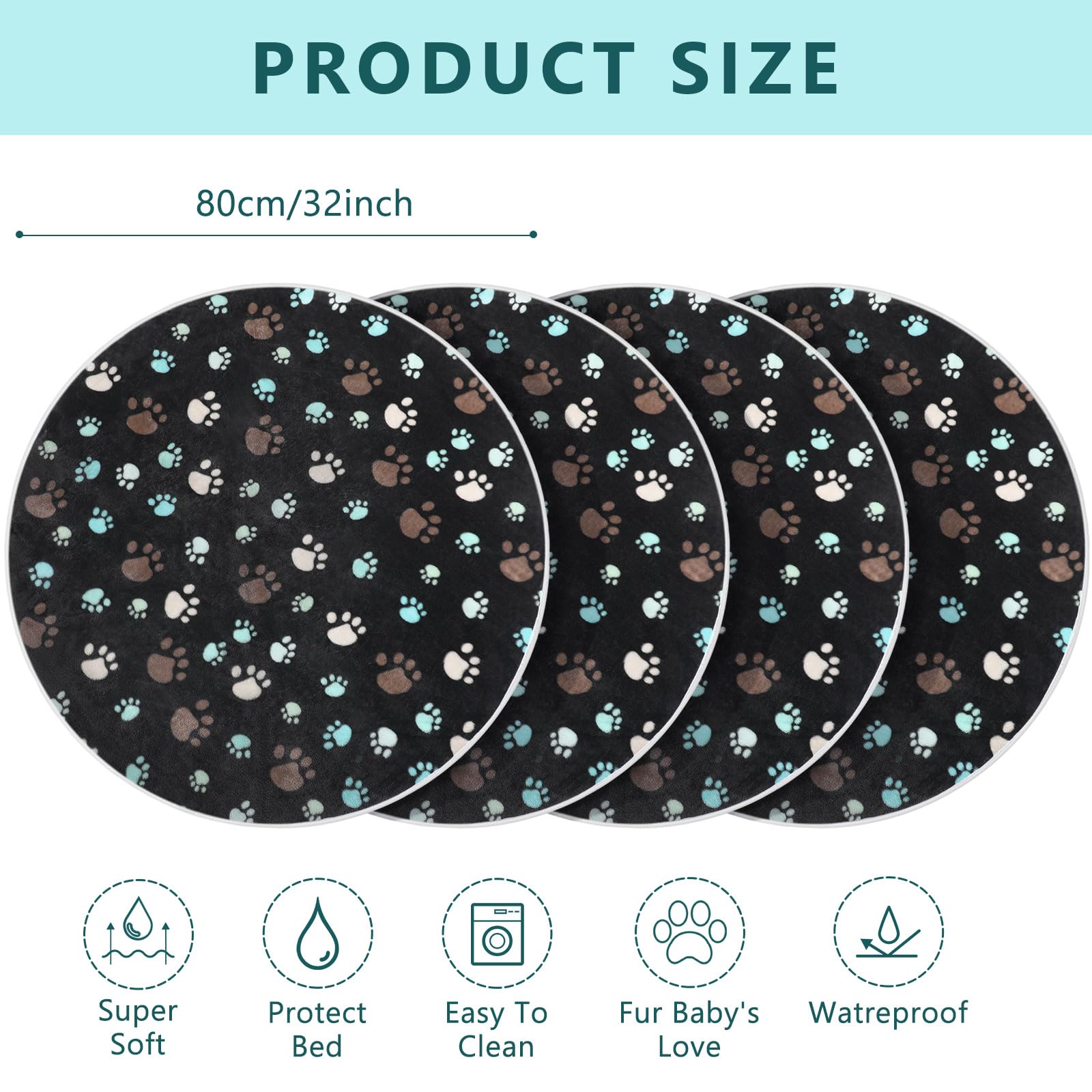 Clysee puppy training pad 32in absorbent for housebreaking and quick cleanup.