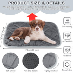 Clysee self-heating pad microfleece closeup reveals soft surface for snuggling warmth.