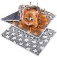Clysee self warming cat pad two-piece packaging for easy warmth on the go