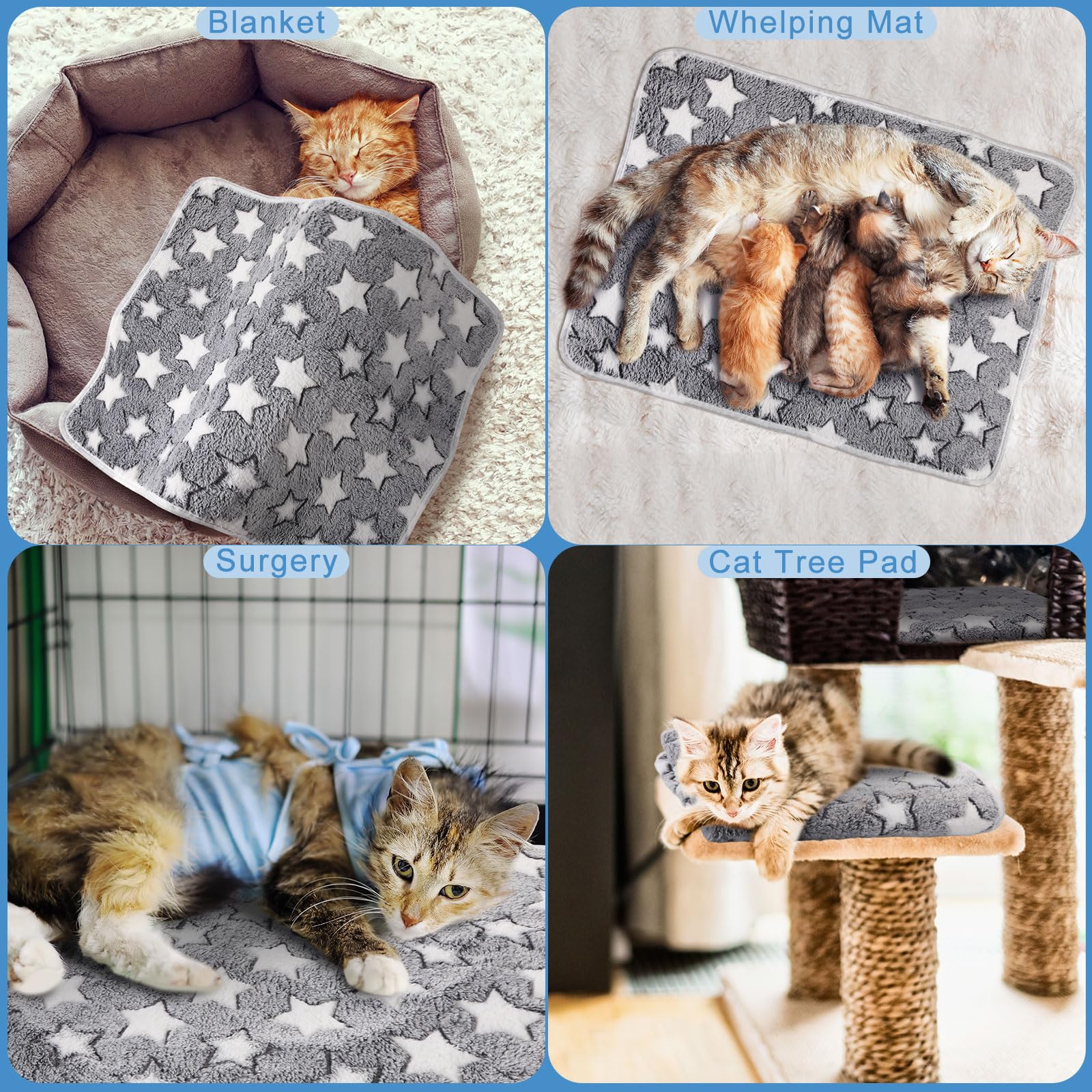 Clysee self warming cat pad inside car seat protecting interior while pets relax