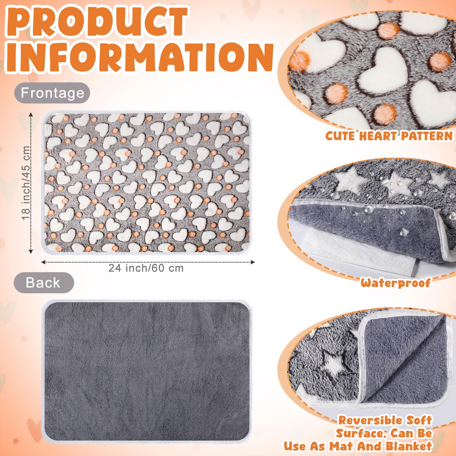 Clysee self warming cat pad star-pattern print adds pet-friendly appeal while keeping warmth.