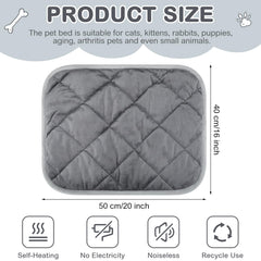 Clysee self-warming dog mat on sofa offers a snug resting spot.