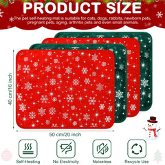 Clysee Snowflake self-heating cat bed inside a crate for warm naps