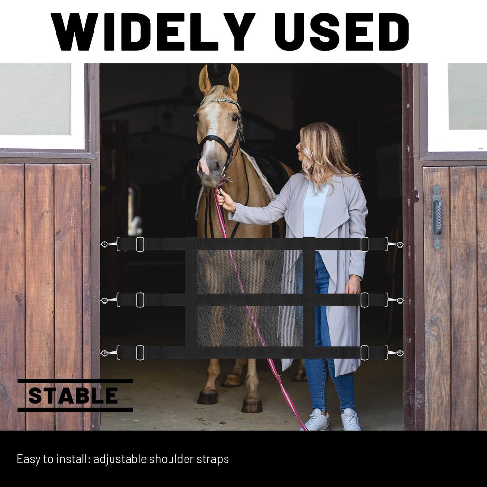 Clysee stall guard includes six nails for solid, easy installation.