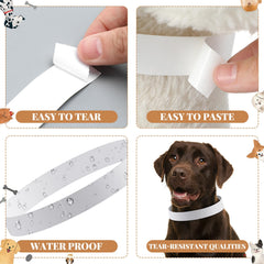 Clysee tear-resistant waterproof id band ready for damp kennels.