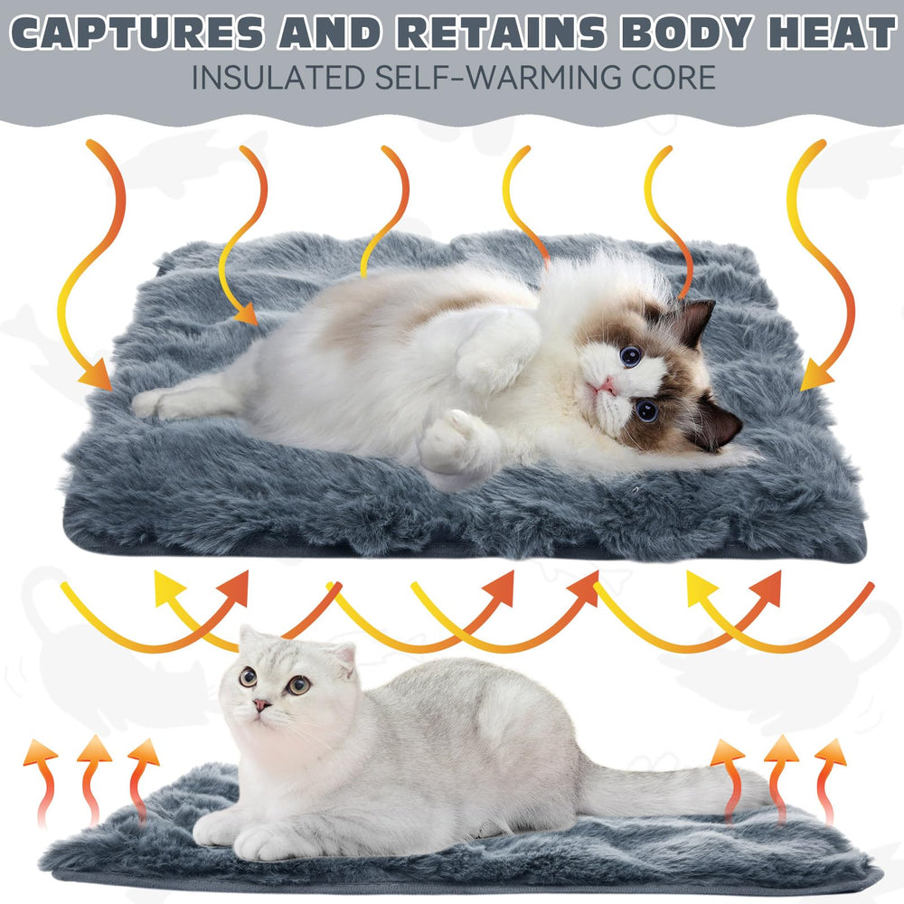Clysee ultra-soft plush cat pad for super gentle warmth and comfort