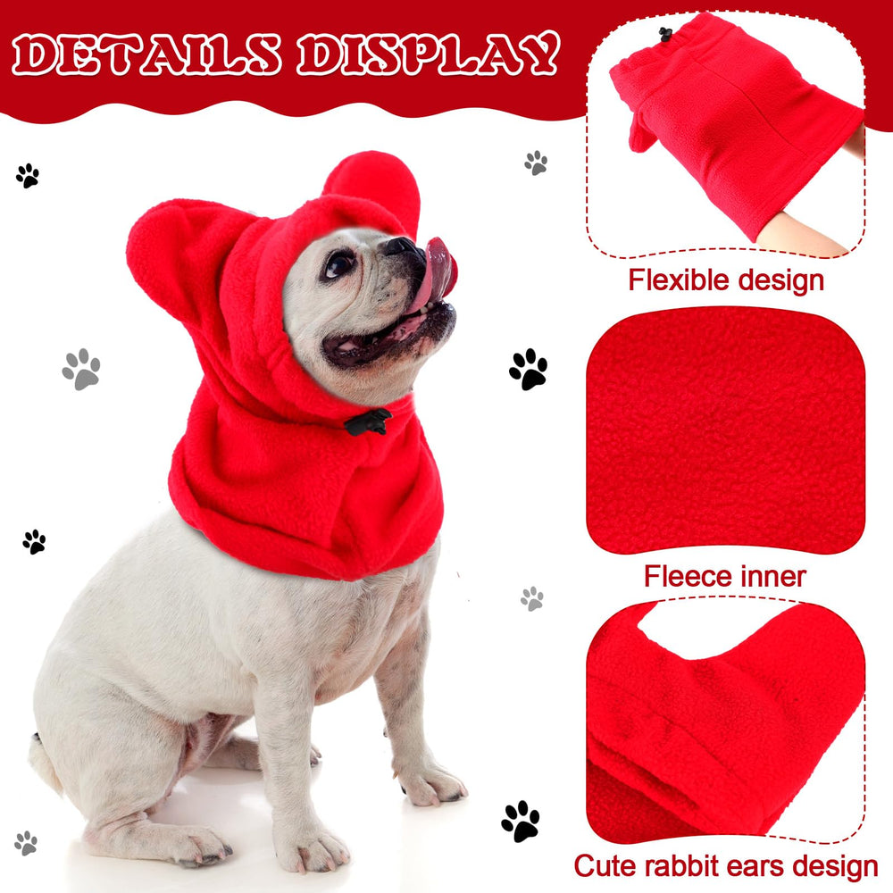 Clysee quiet-ears worn capture emphasizing ear protection and vibrant red color.