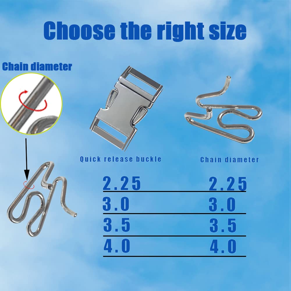 CMIYUYNG installation with pliers shows quick buckle setup.