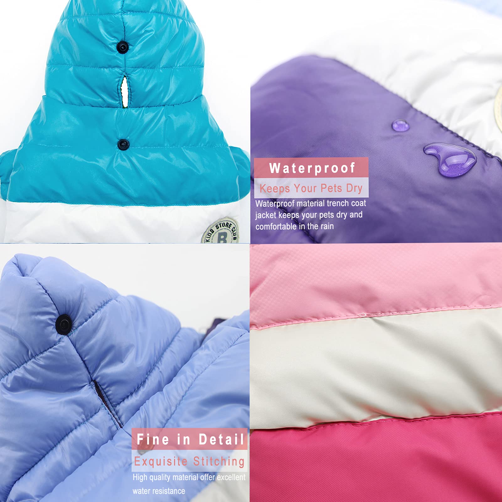 CMREAEC Chihuahua winter vest hooded for extra warmth