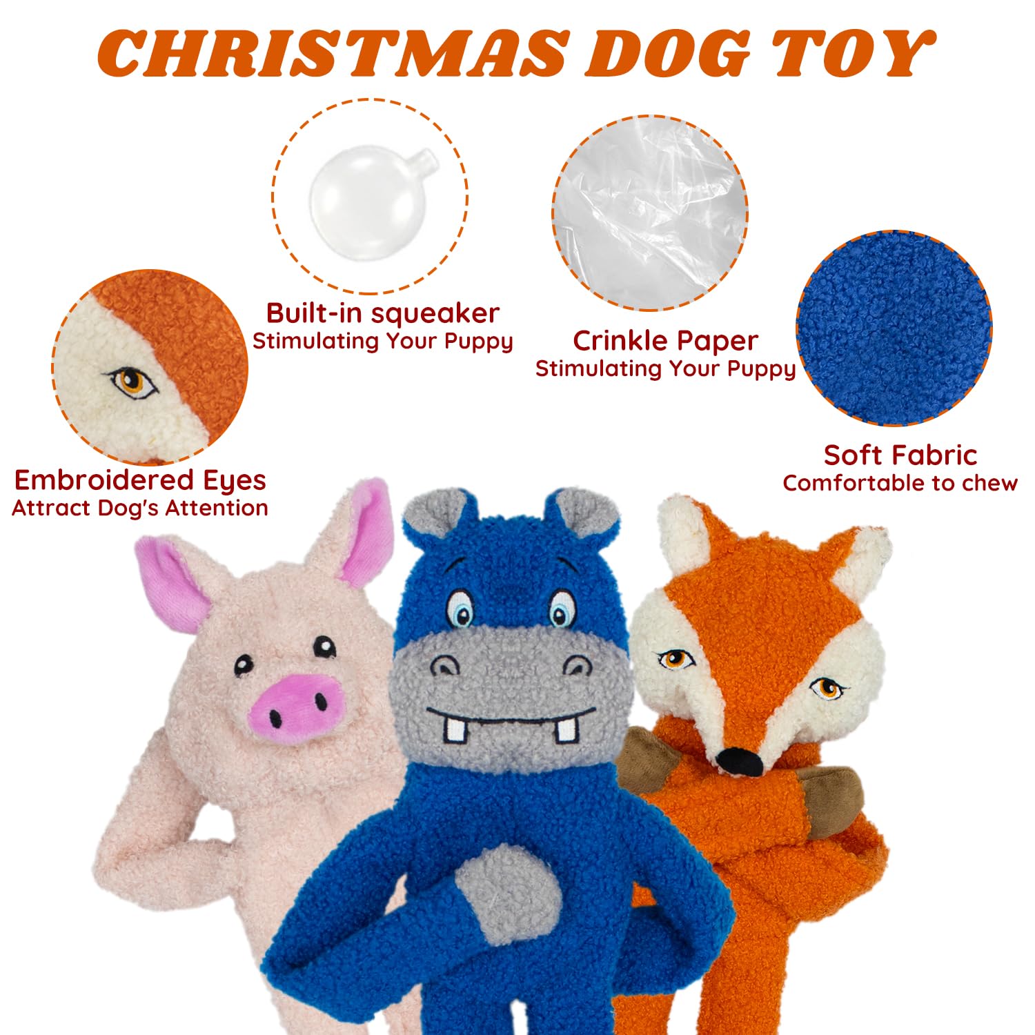 CneeeeeB blue hippo plush toy provides varied textures for interactive sessions.