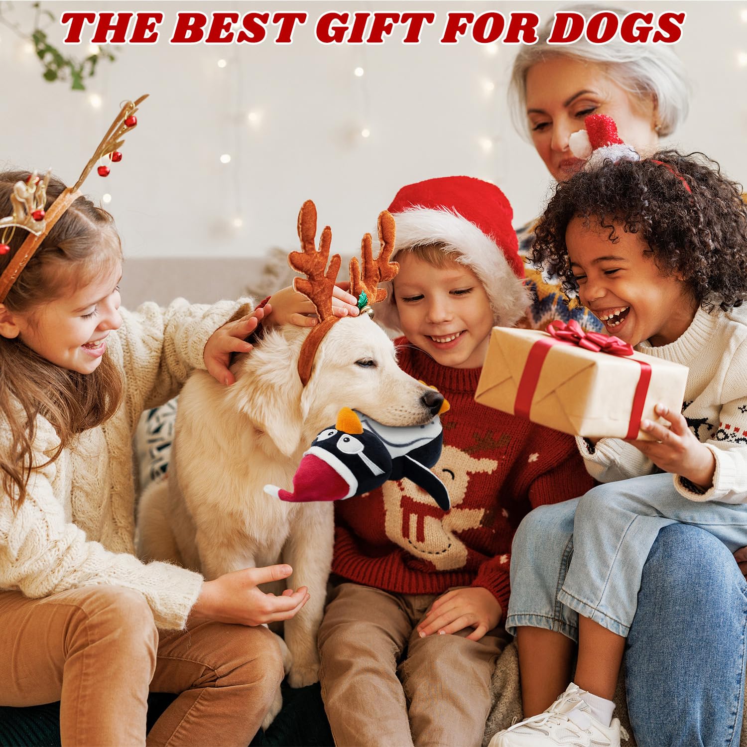 CneeeeeB indoor-outdoor penguin toy suits dogs of all sizes