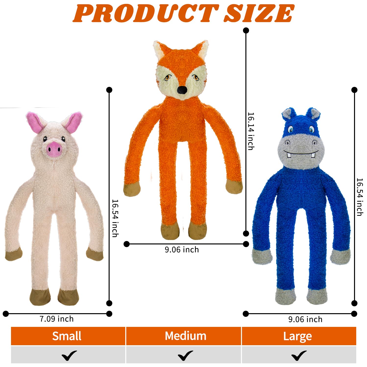 CneeeeeB squeaky crinkle toy enhances play with sound cues.
