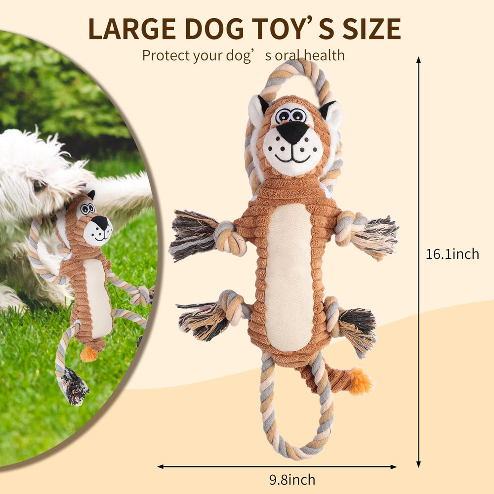 CneeeeeB squeaky dog toy size variants fit dogs from small to large.