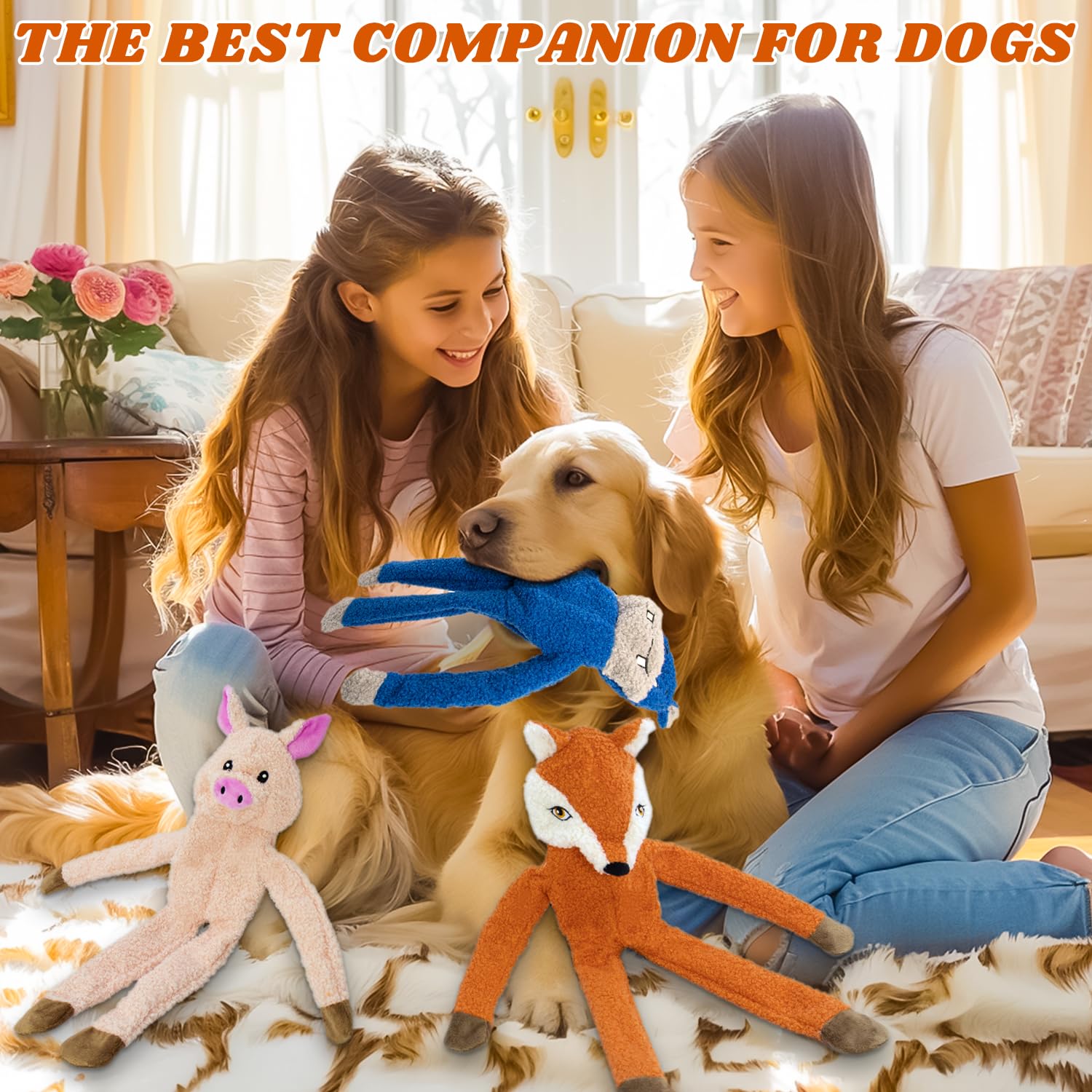 CneeeeeB three-pack interactive toys keep dogs engaged at home.