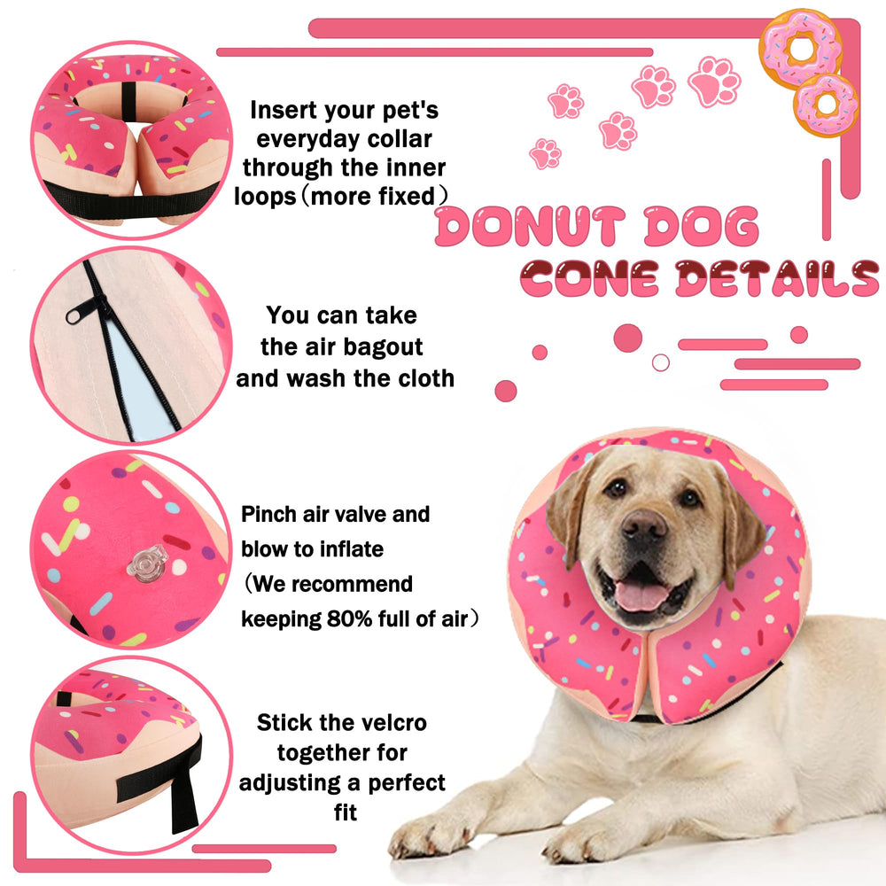 Cneo collar adjustable buckle ensures secure, comfortable fit