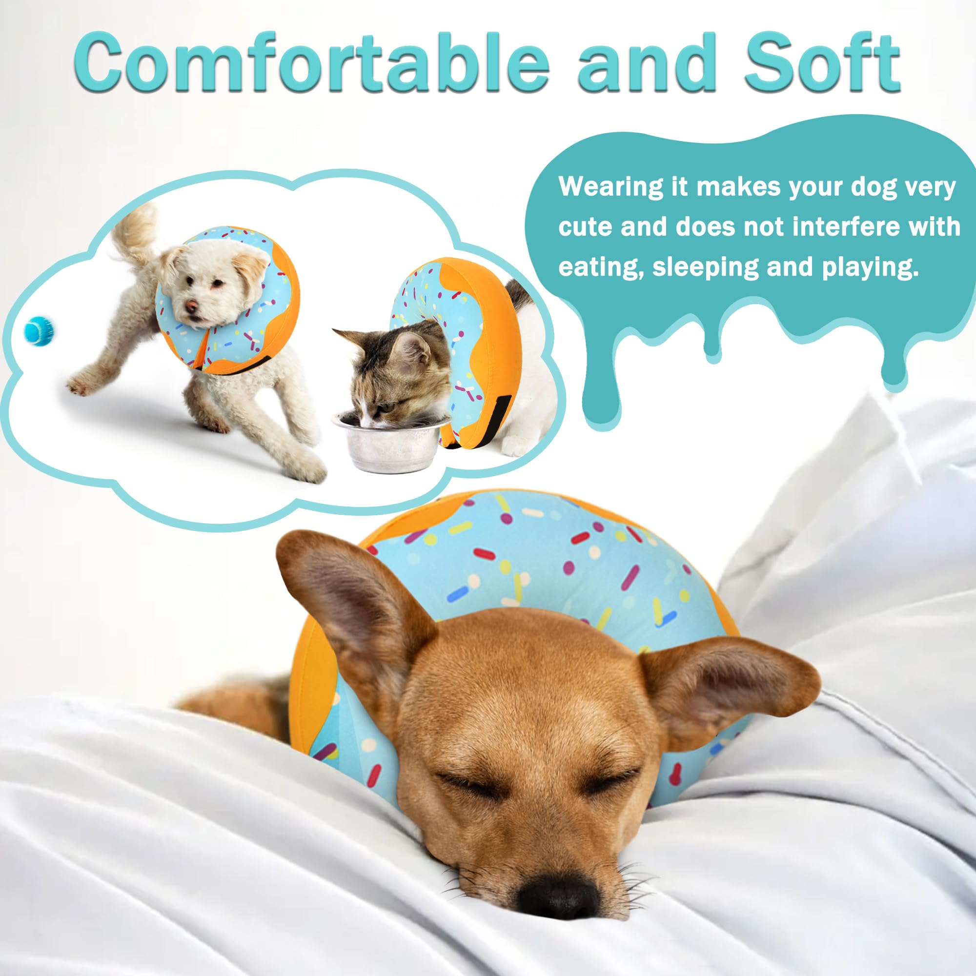 Cneo Recovery Donut Collar adjustable strap with buckle for a secure, comfortable fit.