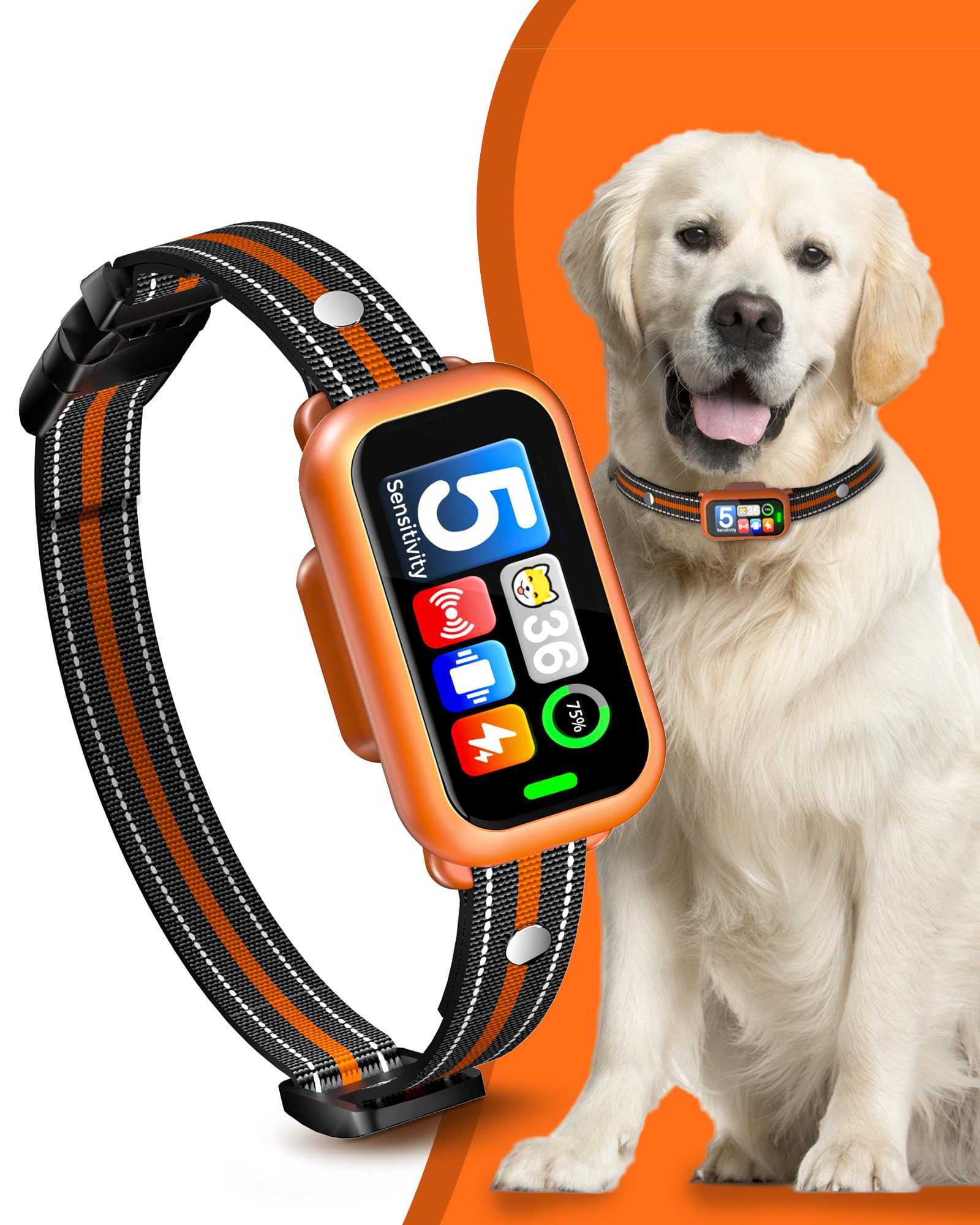 Cnyrbt dog bark collar USB-C fast charging on-the-go
