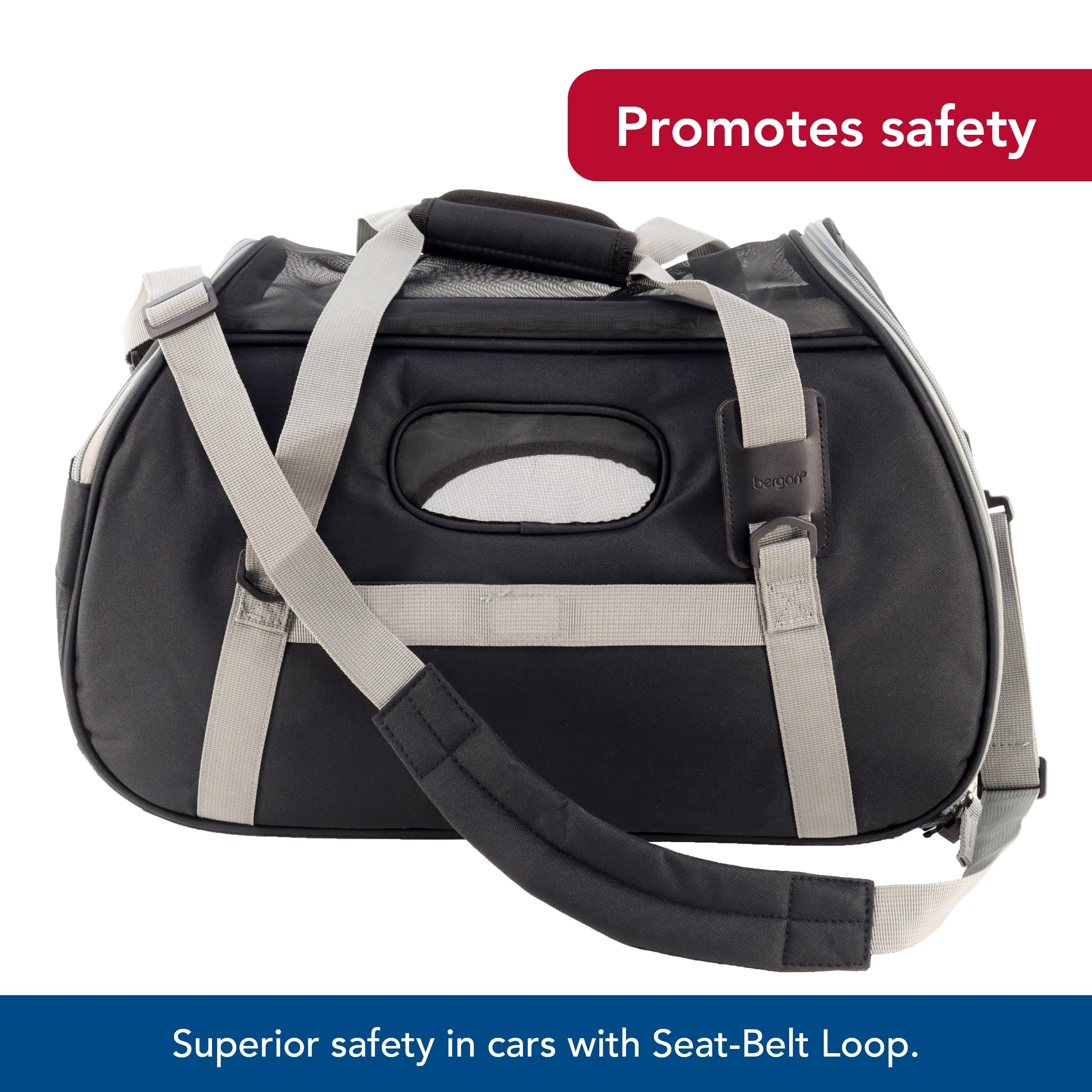 Coastal Bergan Comfort Carrier 19x10x13 helps plan spacious trips.
