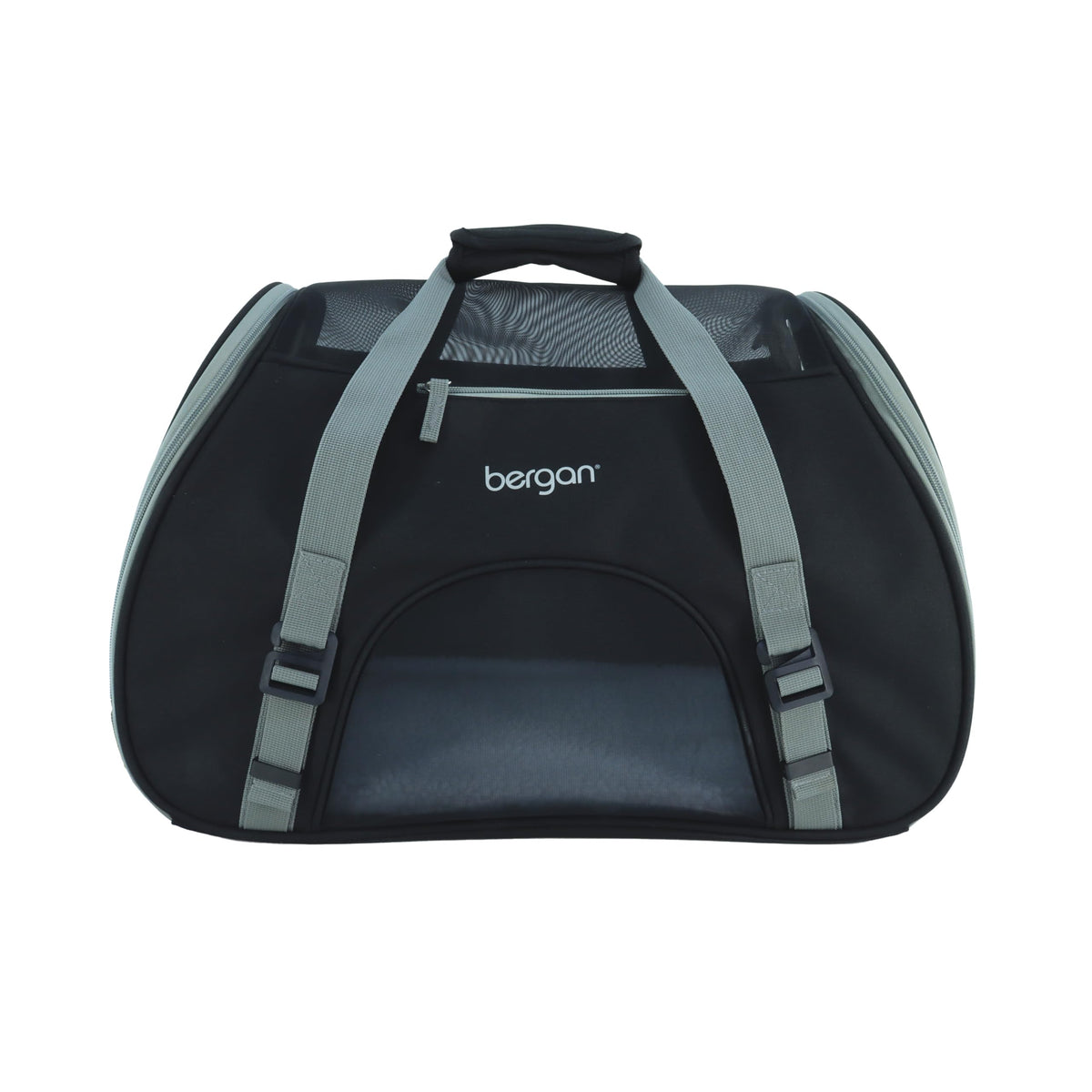 Coastal Bergan Comfort Carrier mesh panels promote airflow for pet comfort during travel.