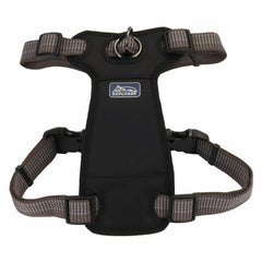 Coastal K-9 Explorer front-connect harness with secure front leash for better walk control.