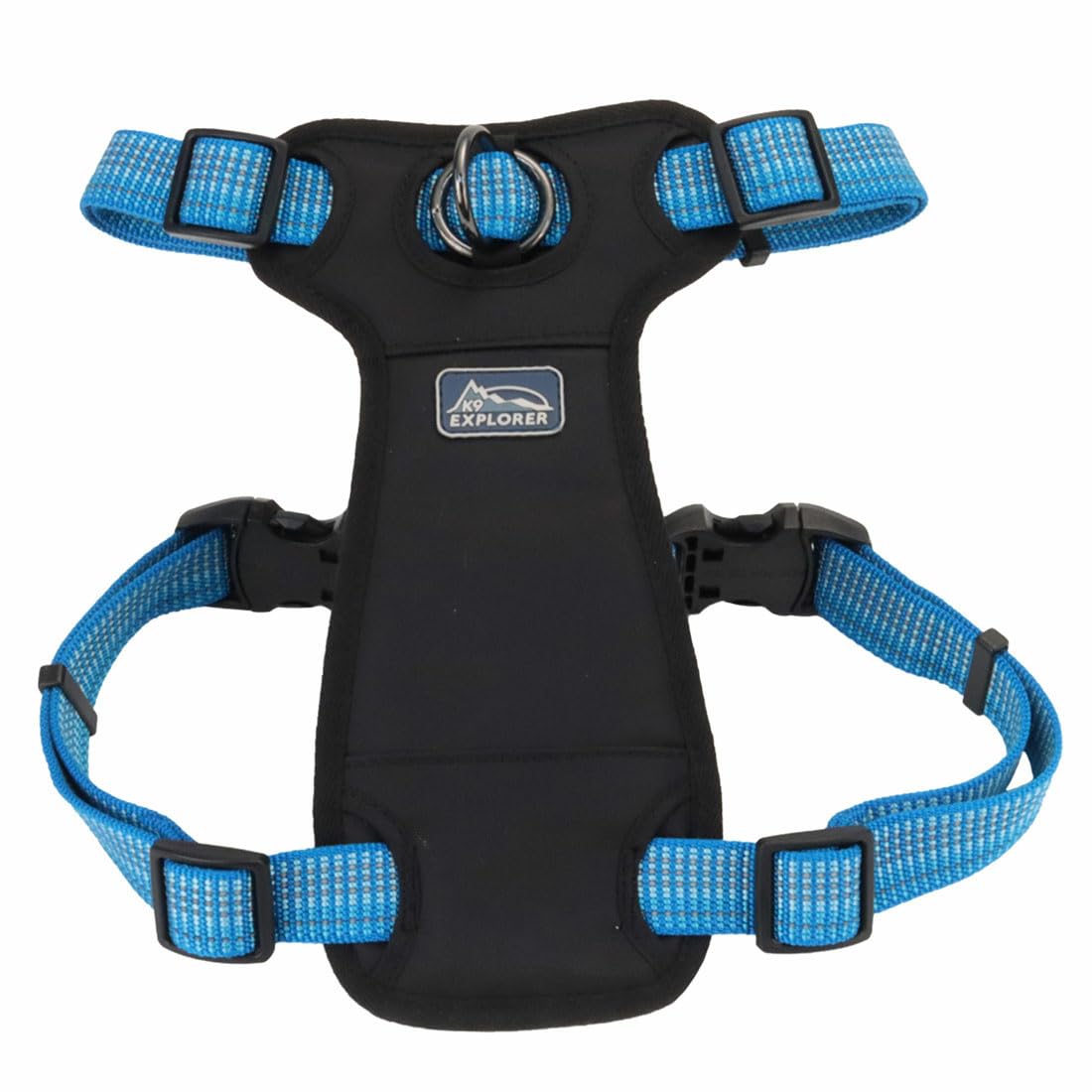 Coastal K-9 Explorer front-connect harness for safer, controlled walks.