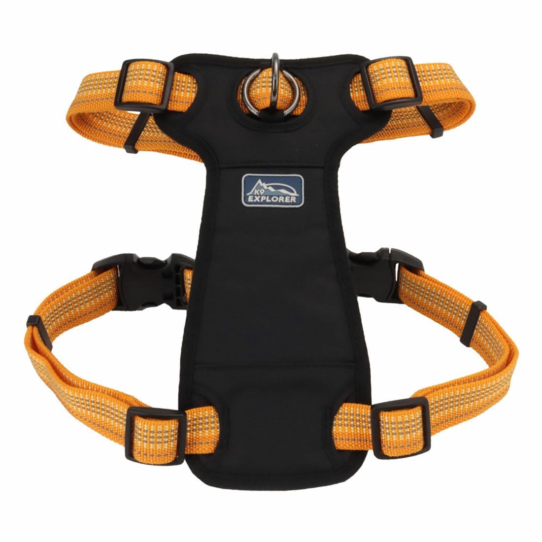 Coastal K-9 Explorer front-connect harness in desert tones for secure walks