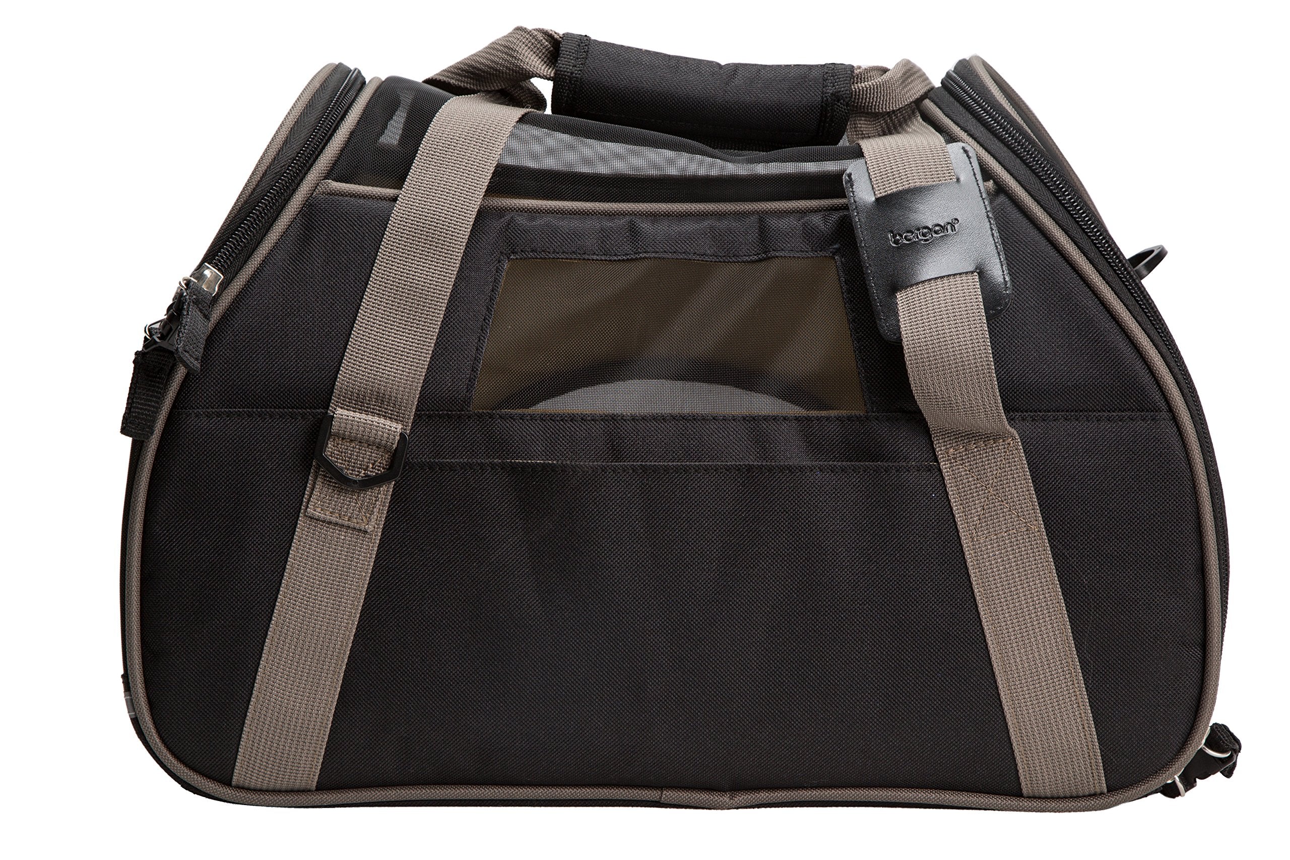 Coastal Bergan Comfort Carrier seat belt loop adds car travel safety