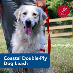 Coastal Pet leash bolt-snap attachment shows quick collar or harness connection.