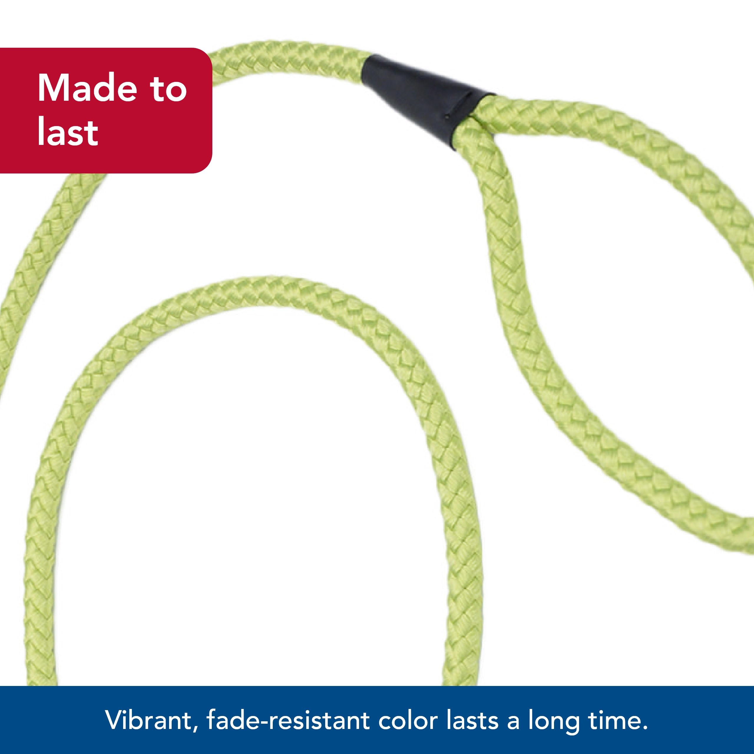 Coastal Pet Rope Dog Leash lime fade-resistant color stays bright on outdoor trips