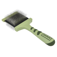 Coastal Pet Safari brush pins closeup show stainless steel pins for shedding control.
