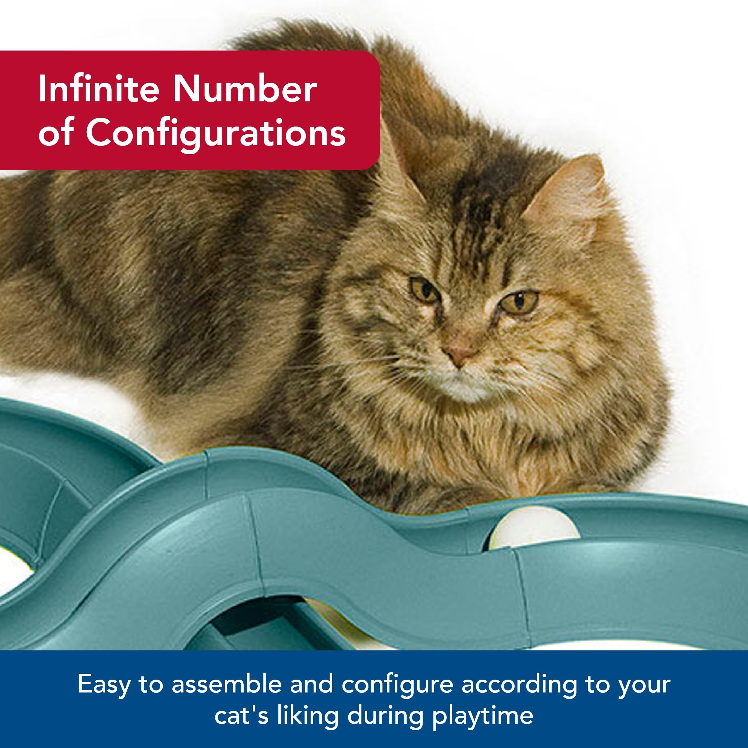 Coastal Pet Turbo Track twist-lock assembly enables quick setup and takedown.