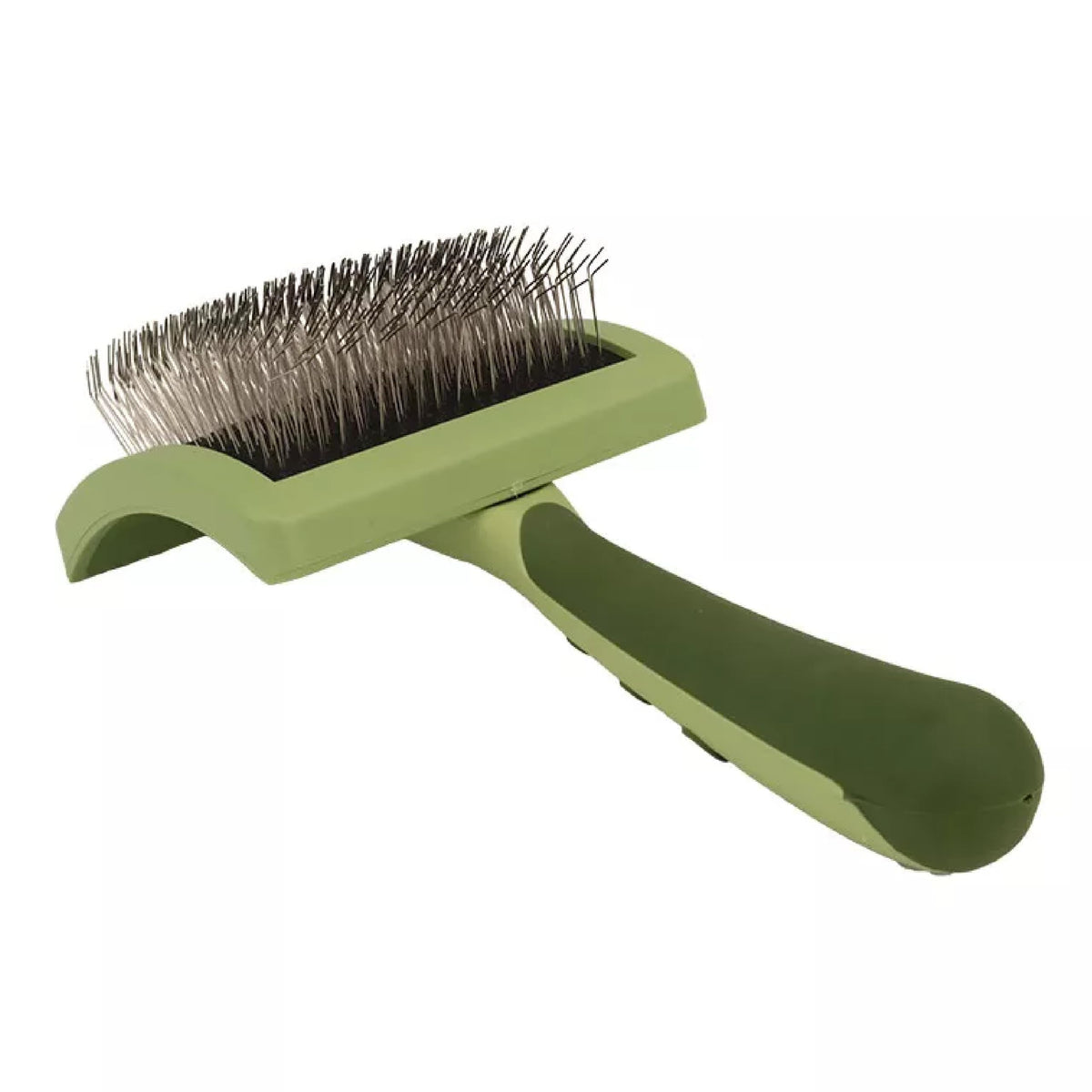 Coastal Pet Safari curved firm slicker brush with ergonomic handle for comfortable grooming