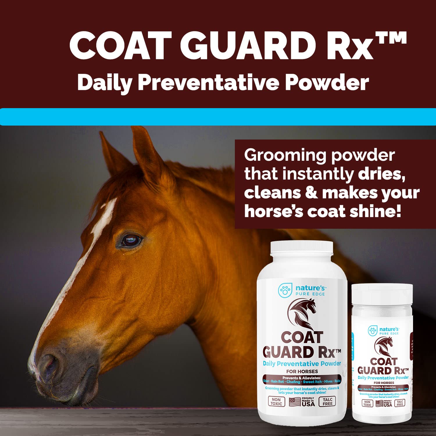 Coat Guard Rx deodorized coat to reduce odor and boost confidence