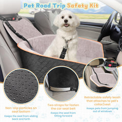 COCASES dog car seat anti-slip base keeps your pet steady during drives