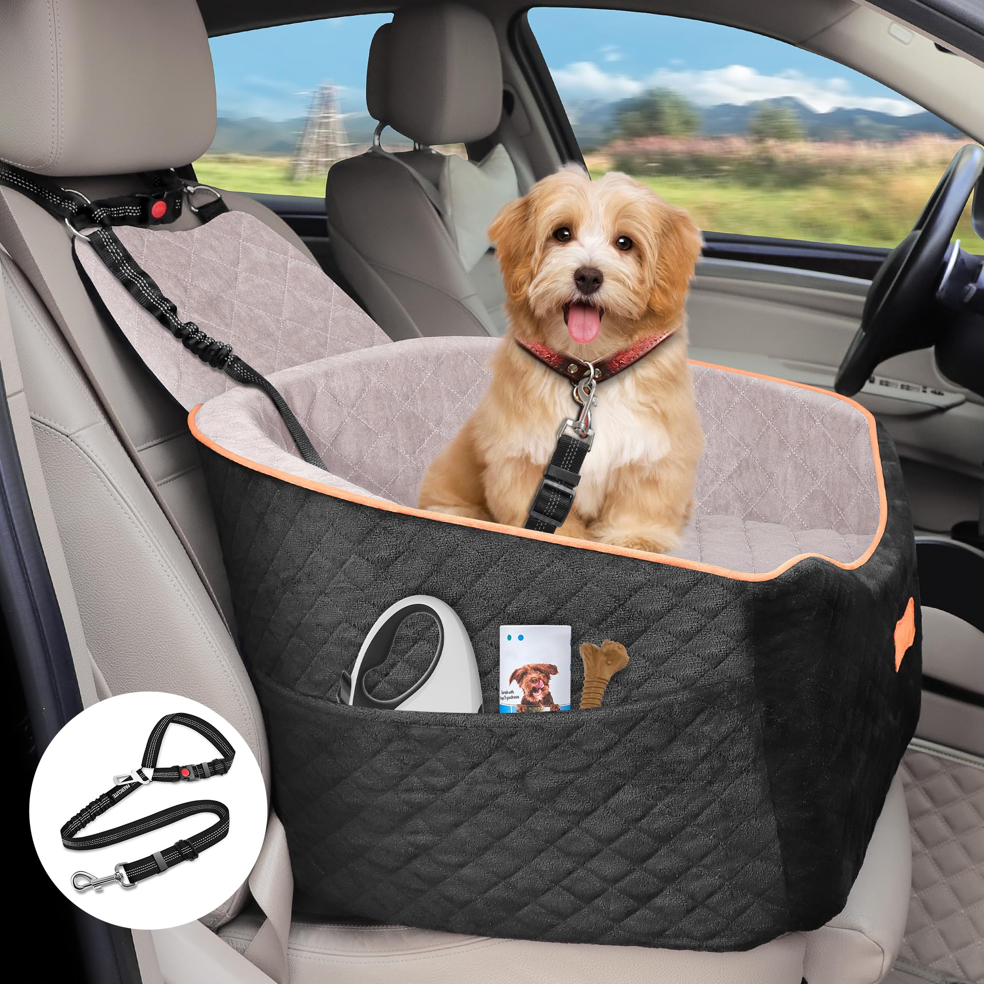 COCASES dog car seat in-car use ensures comfortable rides on road trips
