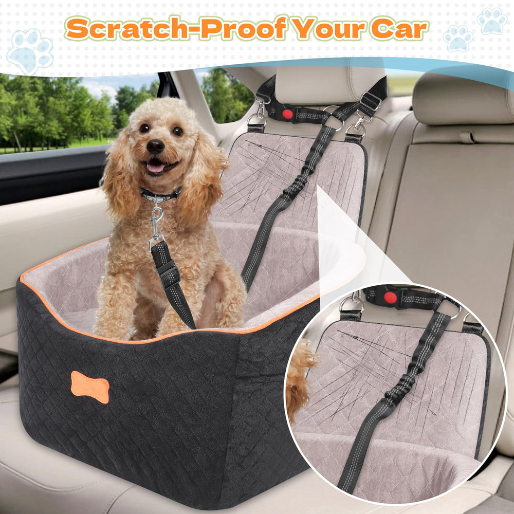 COCASES dog car seat storage pockets help organize leashes and treats