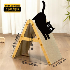 Coching A-Frame Scratcher dual scratch surfaces for two cats