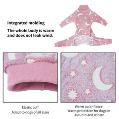 COCHPR dog pajamas pink easy-on-off design for quick dressing
