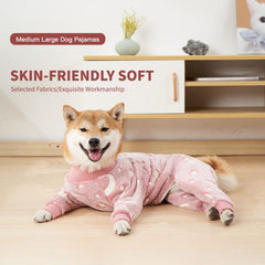 COCHPR dog pajamas pink hair-shedding reduction for cleaner surfaces