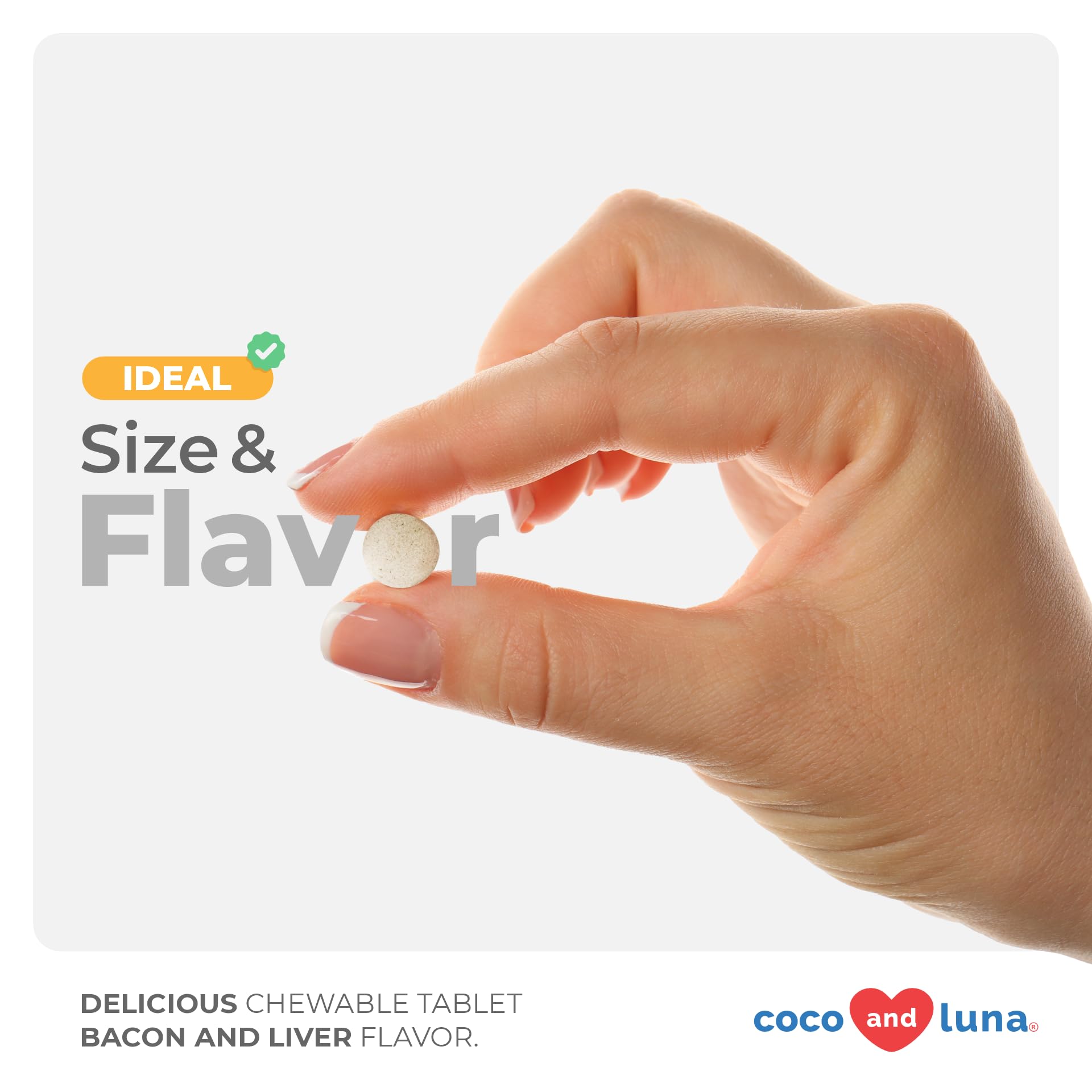 Coco and Luna veterinarian-approved packaging for trust.