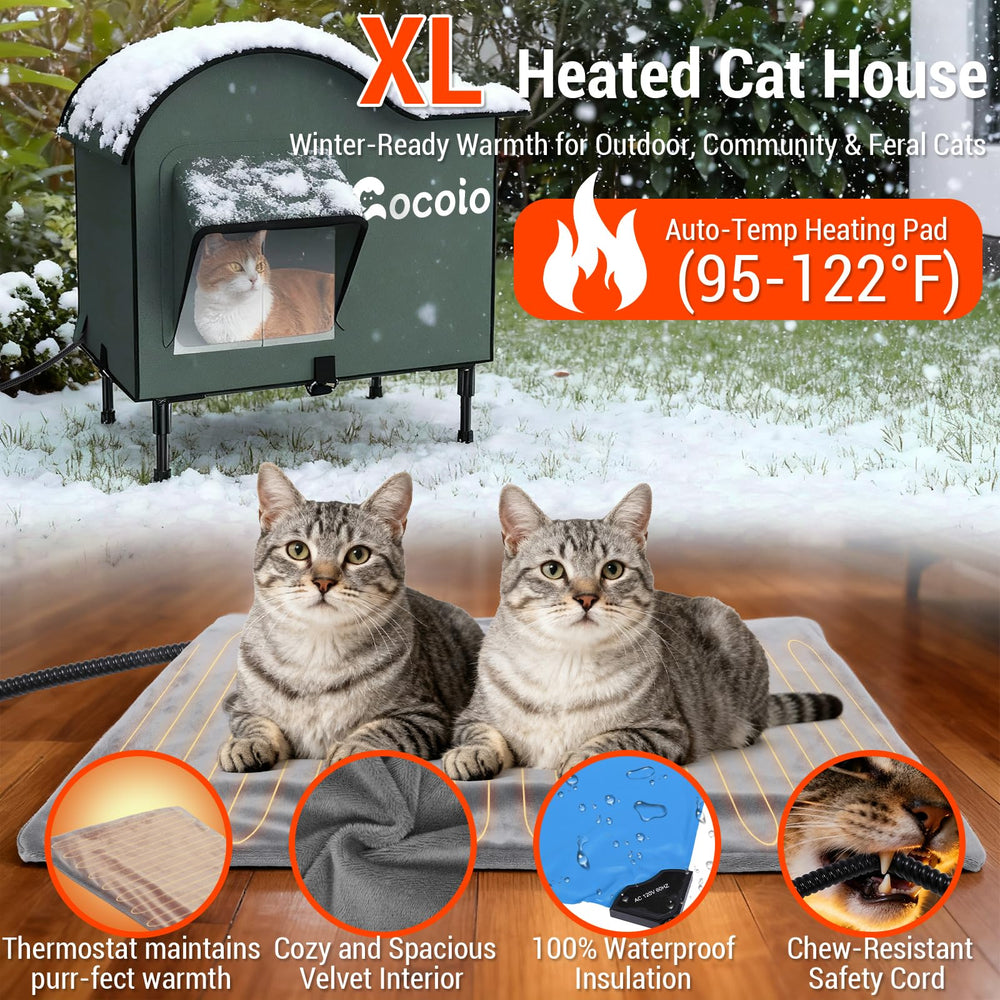 Cocoio easy clean velcro flaps simplify dirt removal and mat maintenance